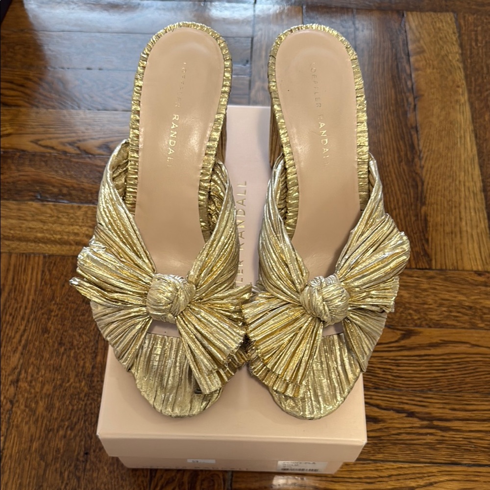 Loeffler Randall Gold Women's Shoes “Penny” 39.5